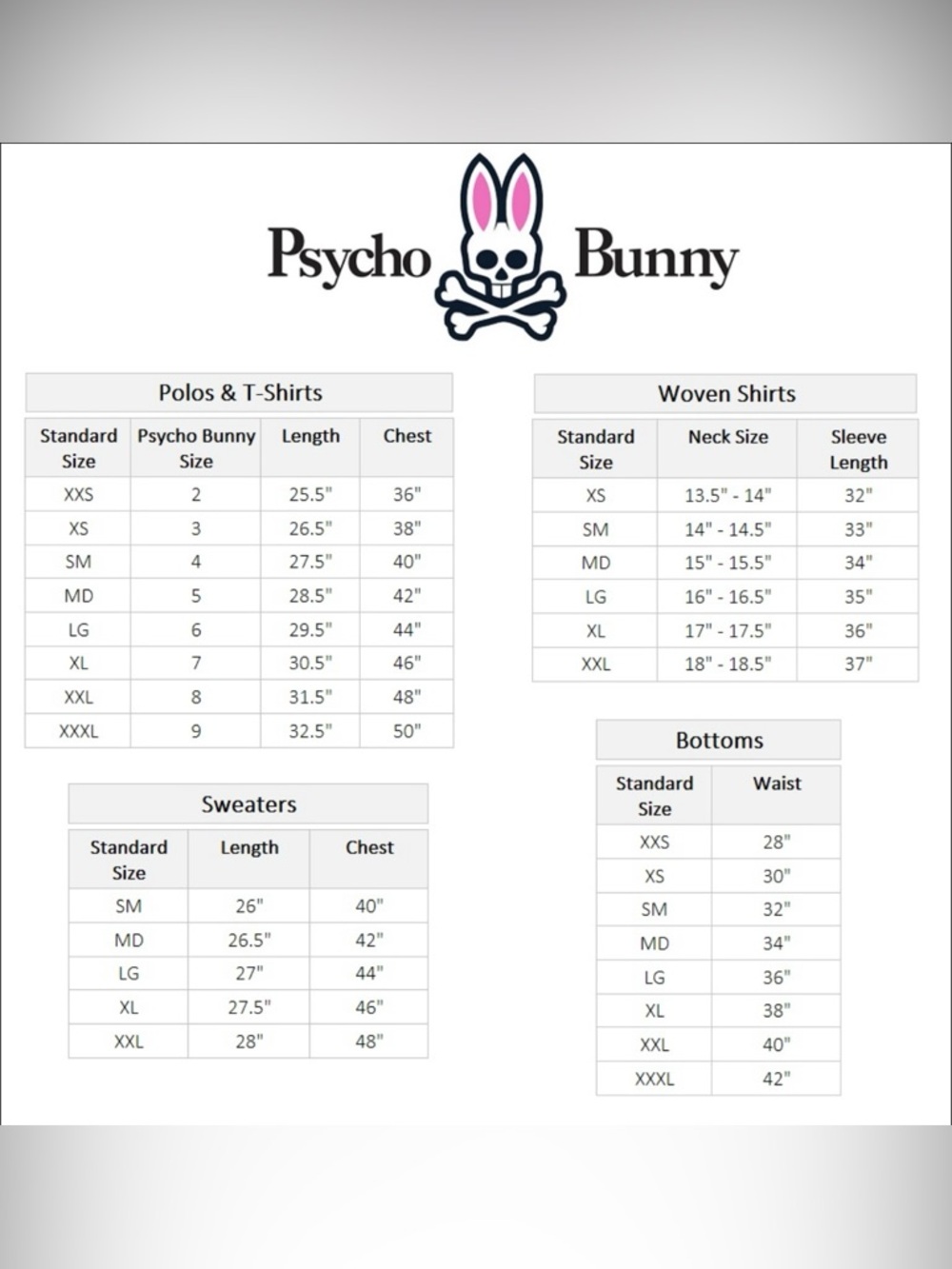 Psycho Bunny Polo Men’s Size L (6) Navy Blue 100% Pima Cotton Preppy Club Golf - Picture 13 of 13